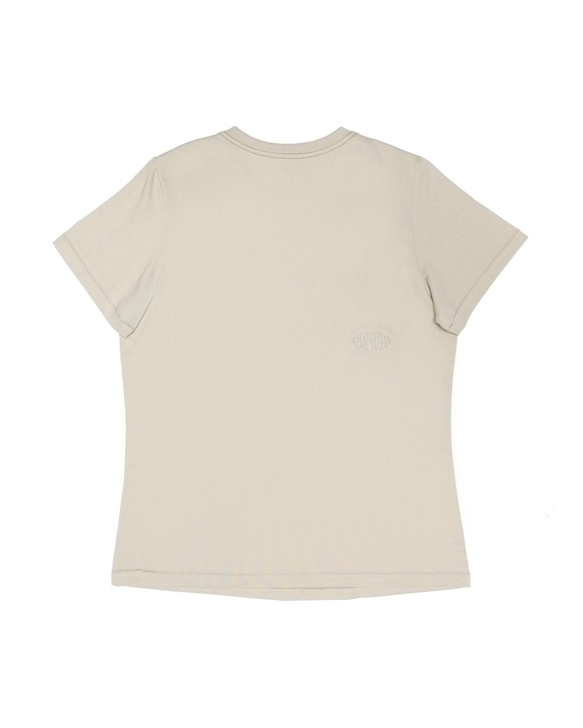 Organic Cotton Peace Tee - Men's Boxy Fit (Ecru)