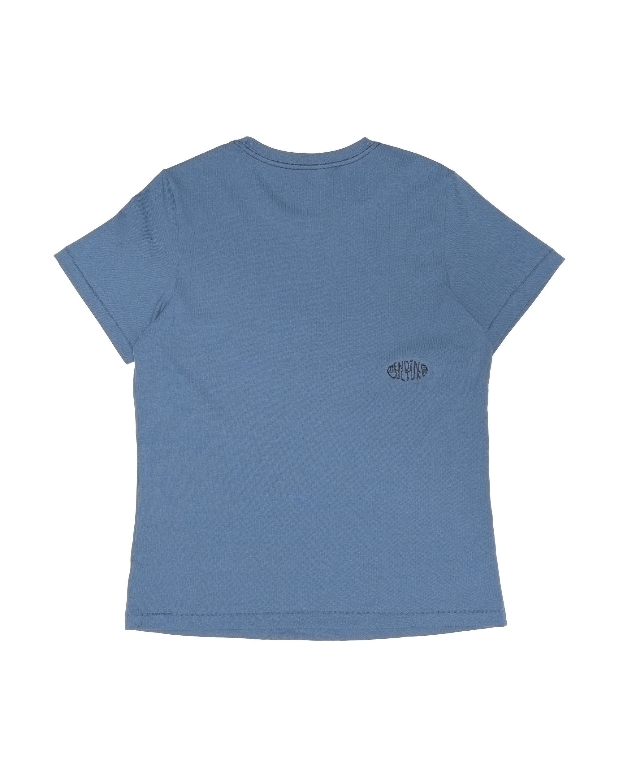 Organic Cotton Peace Tee - Men's Boxy Fit (Blue)