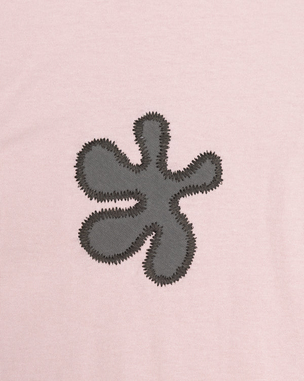 Organic Cotton Flowerchild Tee - Men's Boxy Fit (Baby Pink)