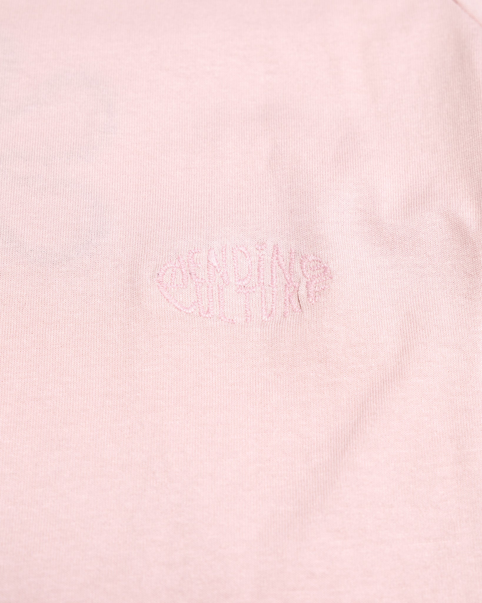 Organic Cotton Flowerchild Tee - Men's Boxy Fit (Baby Pink)