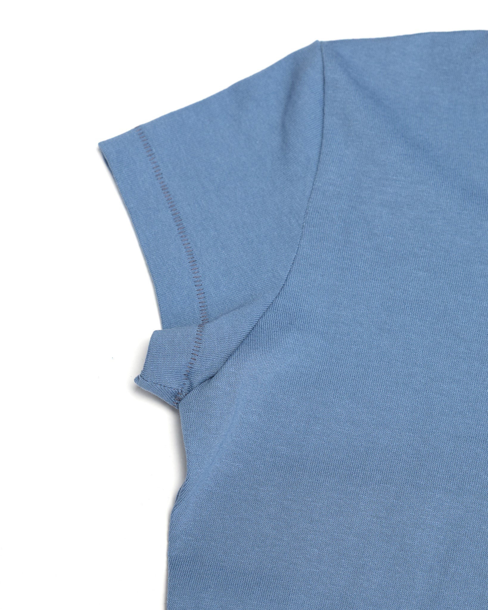 Organic Cotton Peace Tee - Women's Hourglass Fit (Blue)
