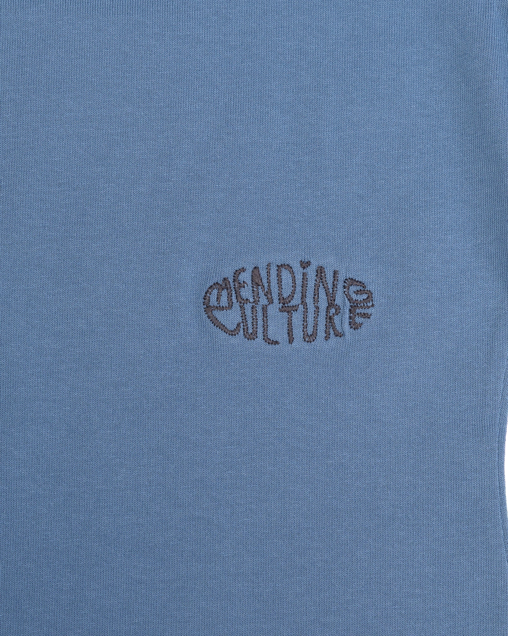 Organic Cotton Peace Tee - Men's Boxy Fit (Blue)