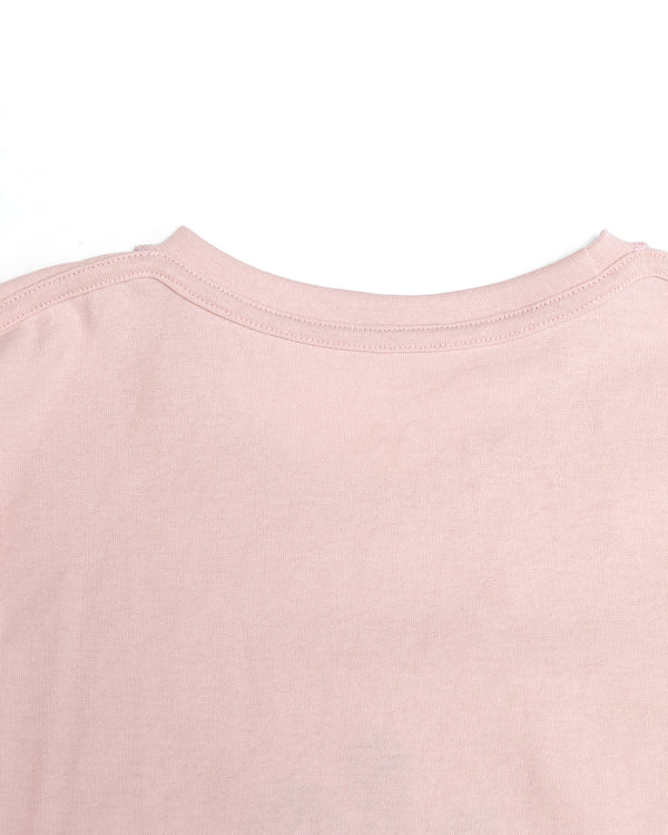 Organic Cotton Flowerchild Tee - Men's Boxy Fit (Baby Pink)
