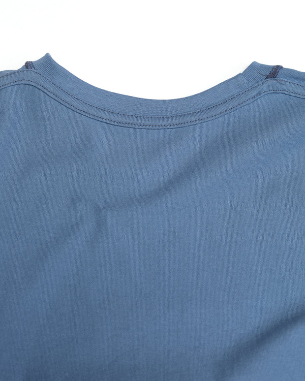 Organic Cotton Peace Tee - Men's Boxy Fit (Blue)