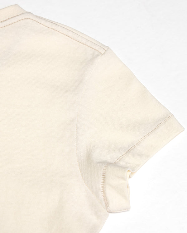Organic Cotton Flowerchild Tee - Women's Hourglass Fit (Cream)