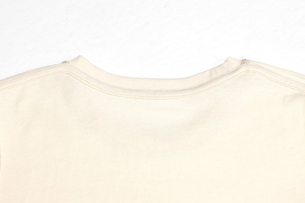 Organic Cotton Flowerchild Tee - Women's Hourglass Fit (Cream)