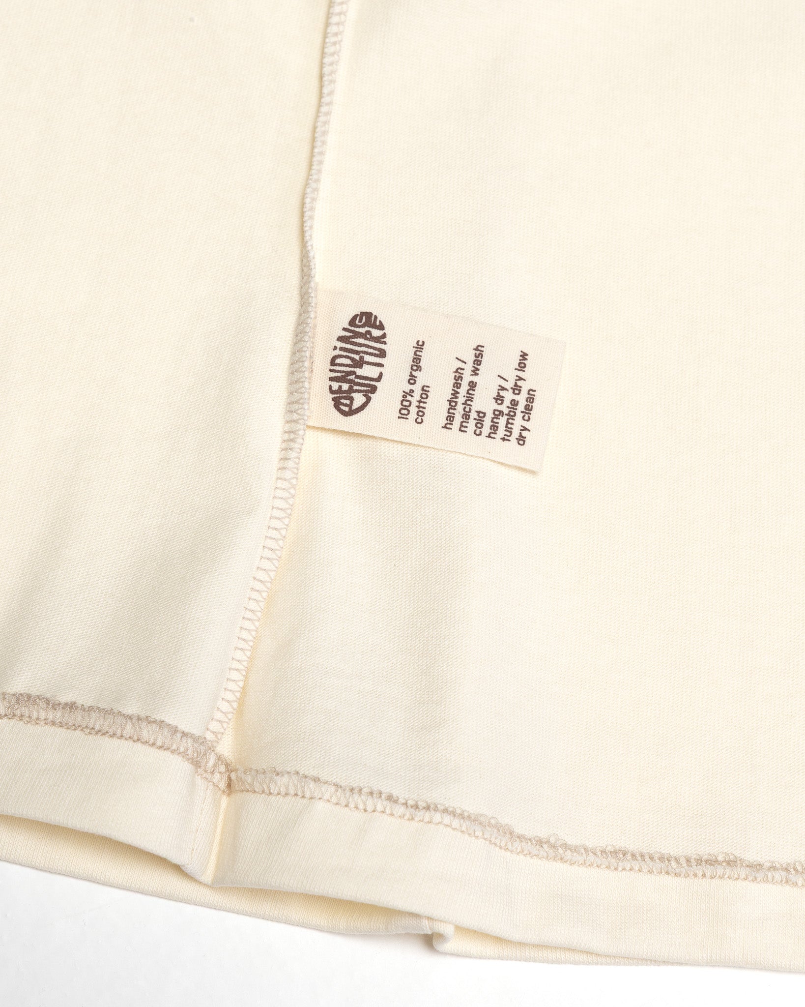 Organic Cotton Flowerchild Tee - Women's Hourglass Fit (Cream)