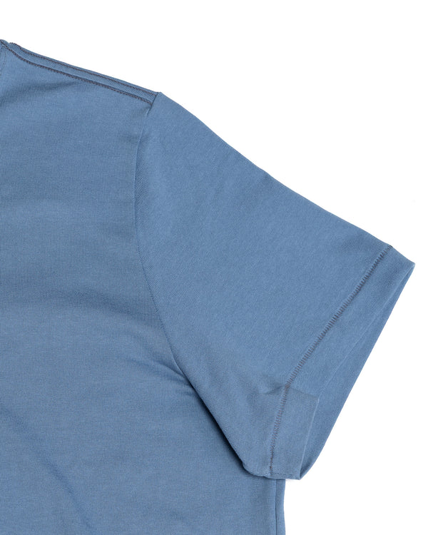 Organic Cotton Peace Tee - Men's Boxy Fit (Blue)