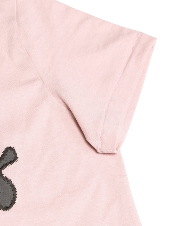 Organic Cotton Flowerchild Tee - Men's Boxy Fit (Baby Pink)