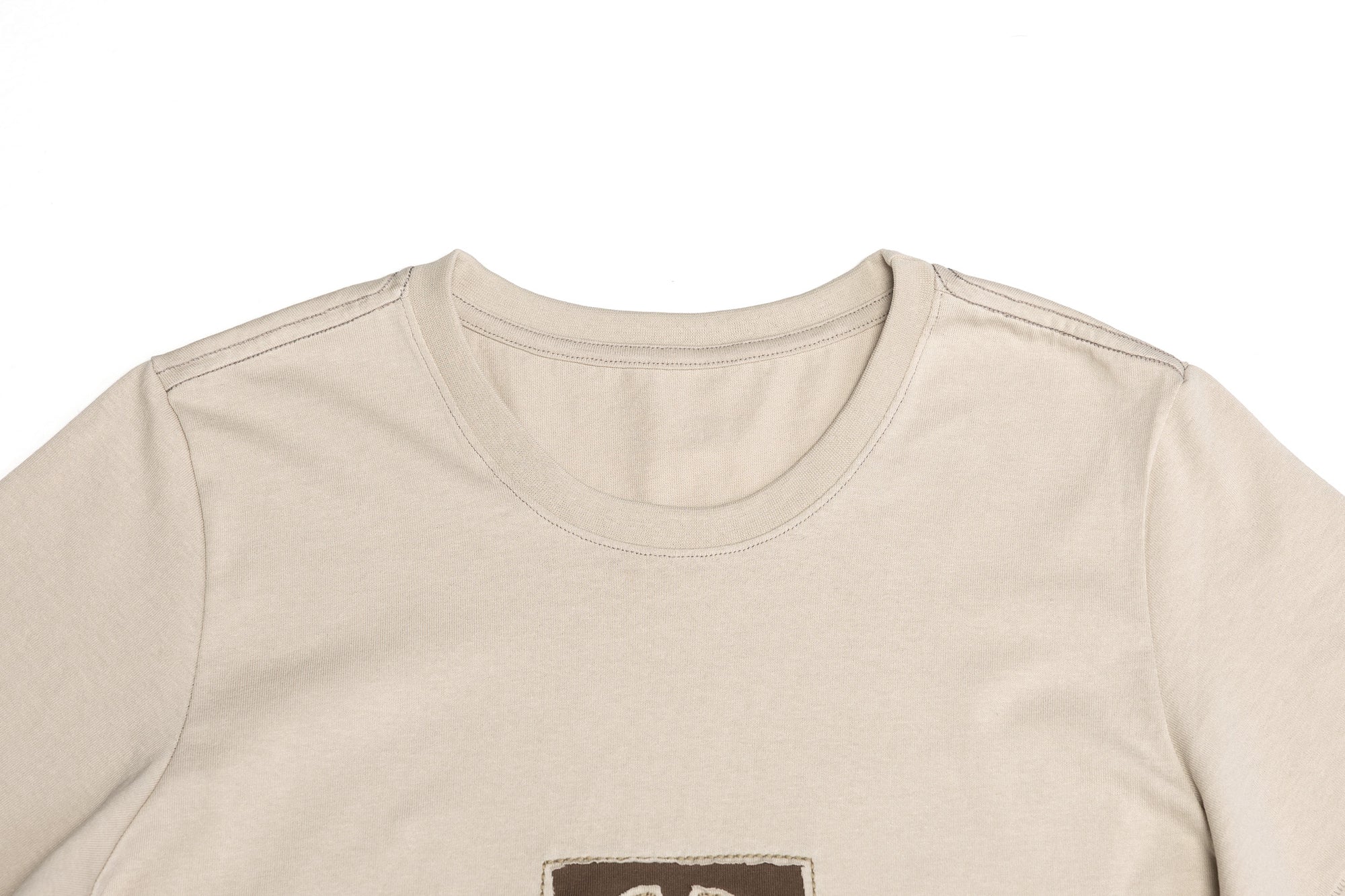 Organic Cotton Peace Tee - Men's Boxy Fit (Ecru)