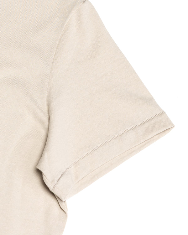 Organic Cotton Peace Tee - Men's Boxy Fit (Ecru)