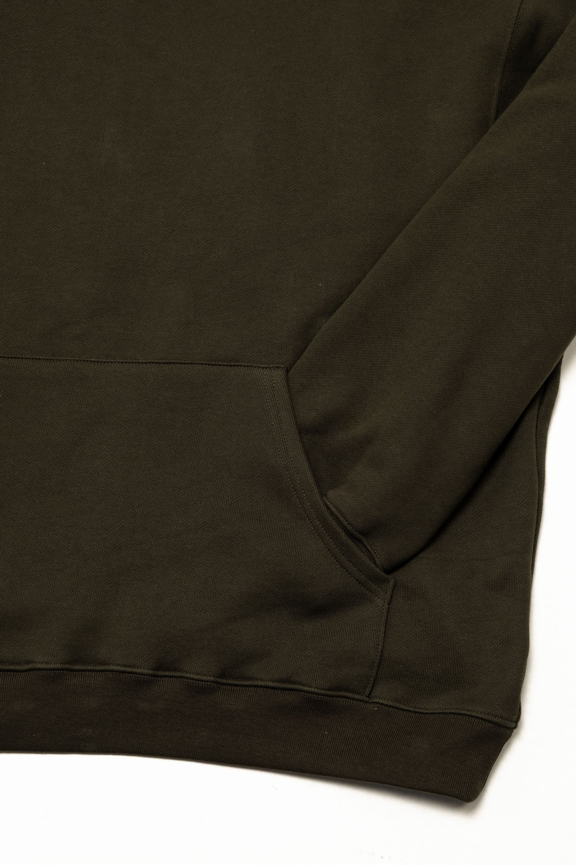 Oversized Back-Appliqué Hoodie (olive x pistachio)