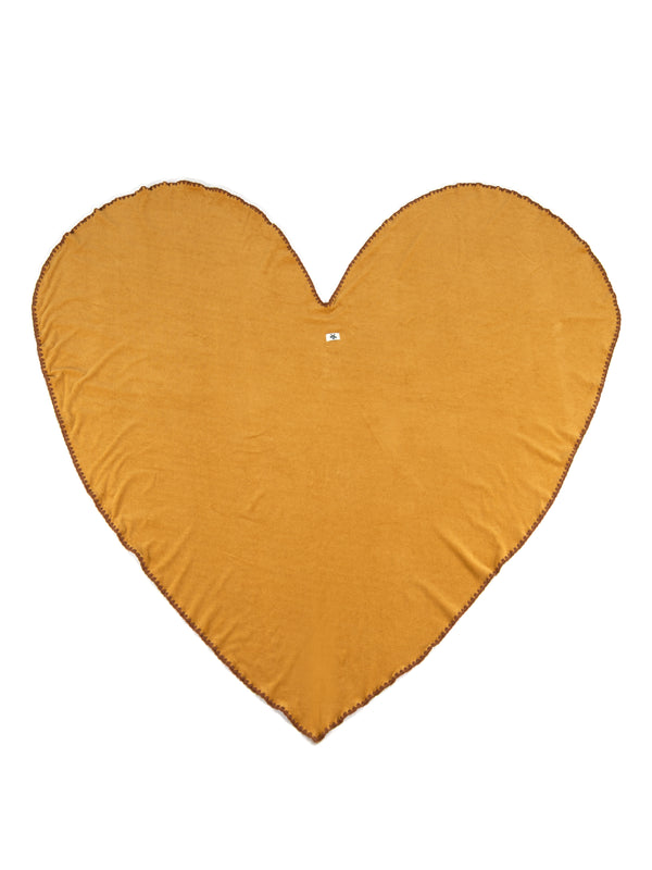 Beach Towel / Throw with Shell Edge Stitch (Earth)