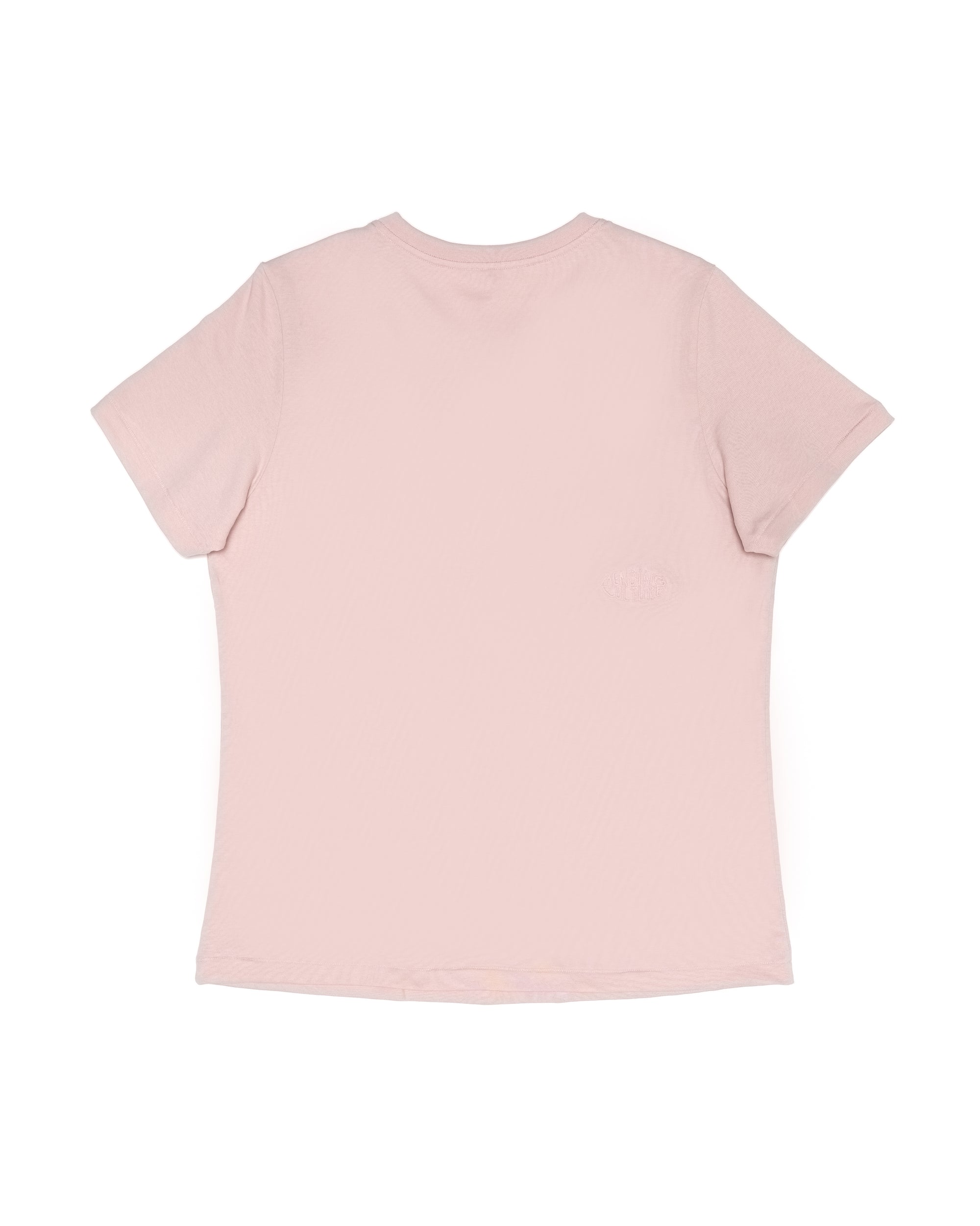 Organic Cotton Flowerchild Tee - Men's Boxy Fit (Baby Pink)