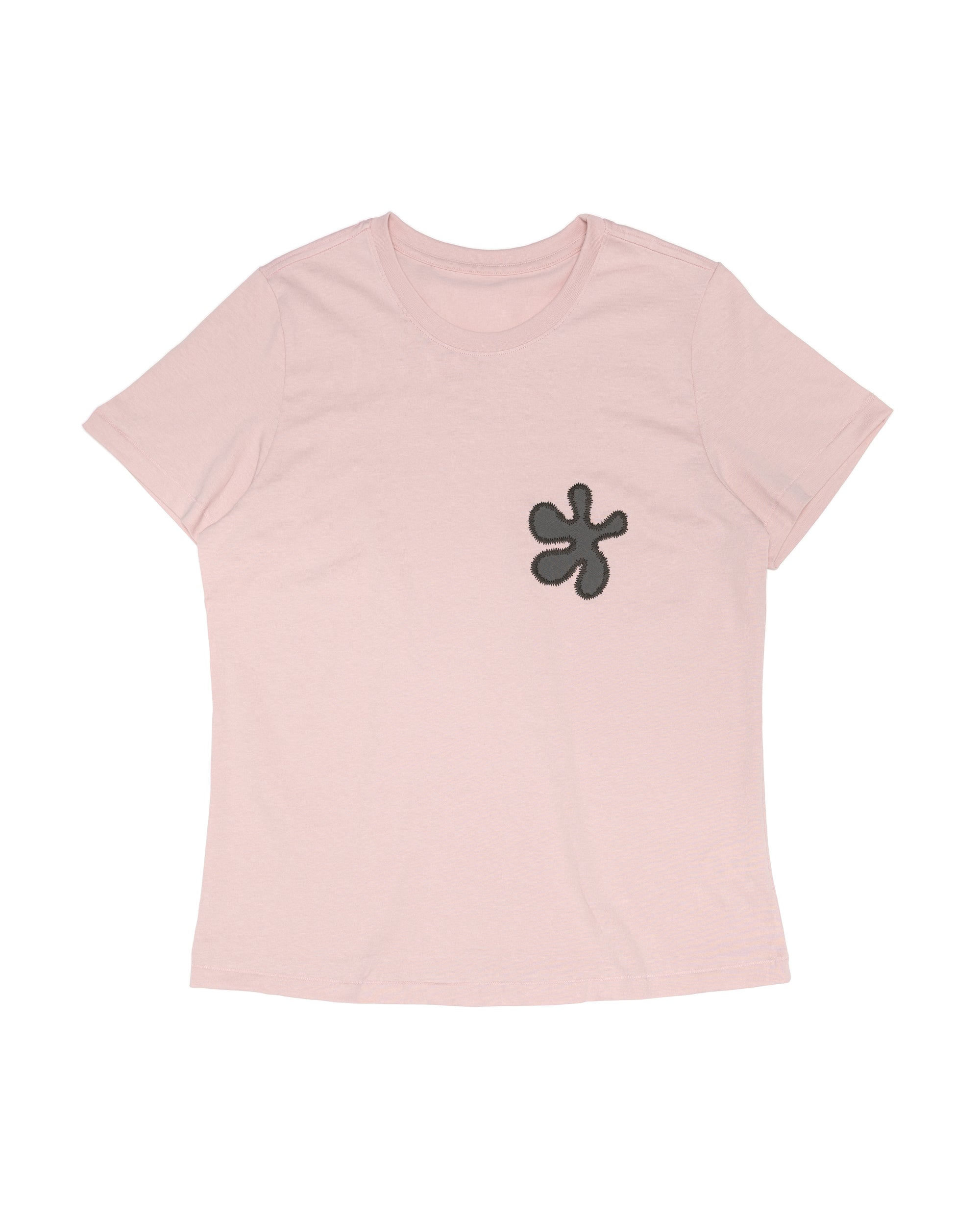 Organic Cotton Flowerchild Tee - Men's Boxy Fit (Baby Pink)