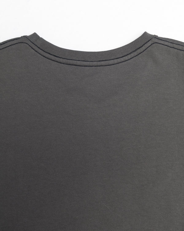 Organic Cotton Peace Tee - Women's Hourglass Fit (Charcoal)